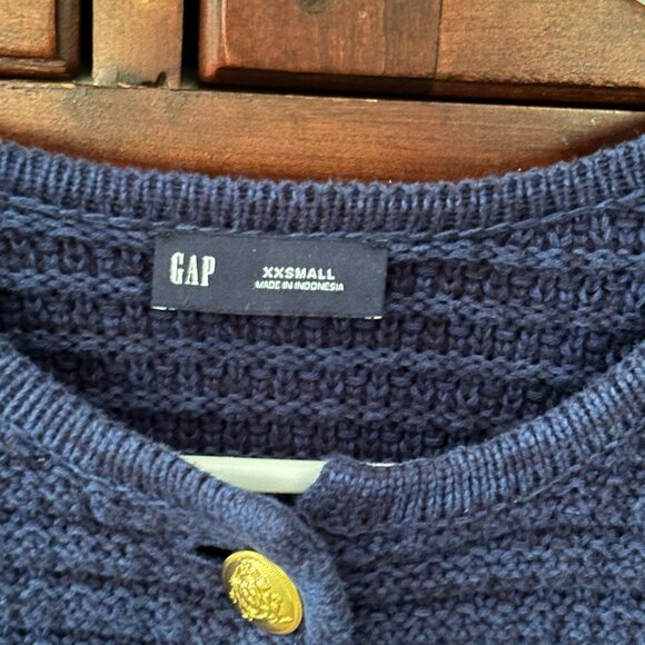 GAP Textured Sweater Jacket, size XXS - Picture 5 of 5